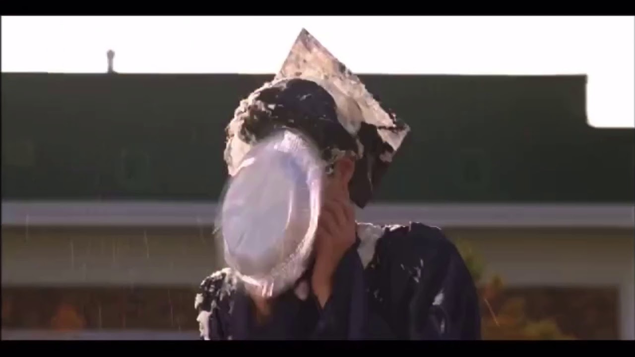Spring Break ‘83 - Graduation Pie Prank. Pie in the face scene.
