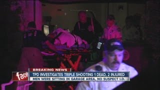 1 dead, 2 wounded in overnight shooting