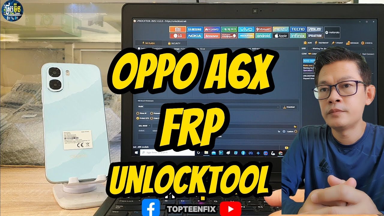 Инструмент разблокировки FRP для Oppo A6X