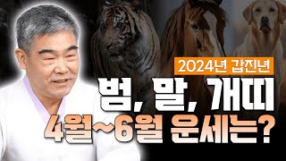 2024년 갑진년 범띠, 말띠, 개띠의 4월부터 6월까지의 운세 확인하기【경기광주 용한 무당 천명암 법사 정…