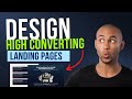 Design a high converting landing page  free template