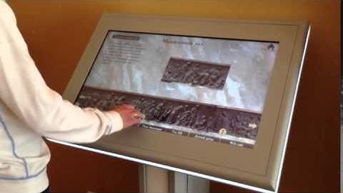 Multitouch presentation for museum