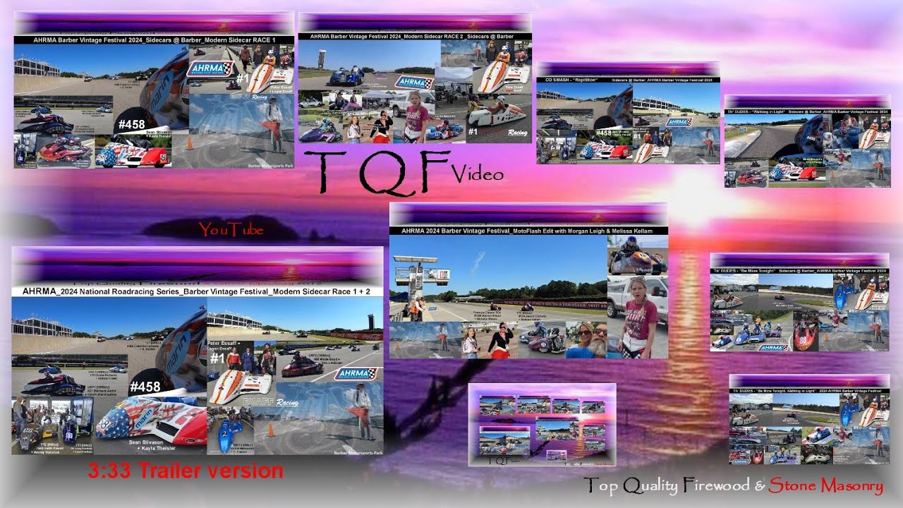 Trailer: Modern Sidecar Race 1+2 _ Barber Motorsports Park _ 2024 AHRMA Barber Vintage Festival