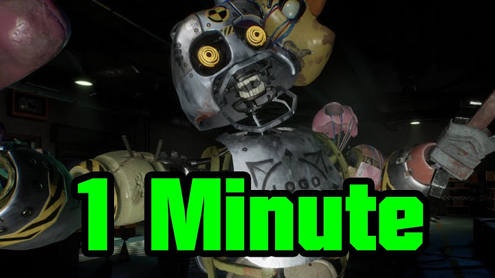 Five Nights at Freddy's Secret of the Mimic In 1 Minute