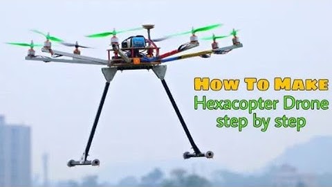 how to make a hexacopter drone with kk2.1.5 flight controller