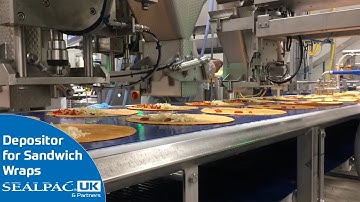 SIXPAK Depositor for Sandwich Wraps | Automation for Ready Meal and Convenience Food Production