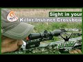 How to sight in your Killer Instinct crossbow for Kentucky Turkey Hunting