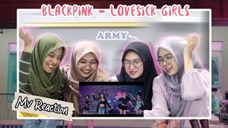 BLACKPINK - LOVESICK GIRLS MV REACTION WITH ARMY!!!