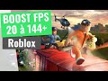 2020 guide roblox  comment optimiser et booster vos fpsperformances et dbloquer vos fps