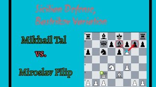 Mikhail Tal vs. Miroslav Filip (Bled-Zagreb-Belgrade Candidates-1965) #chess