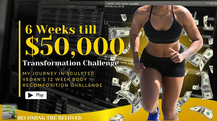 6 WEEKS TILL $50,000- Body Transformation Challenge- Sculpted Vegan- insane body transformation $$$$