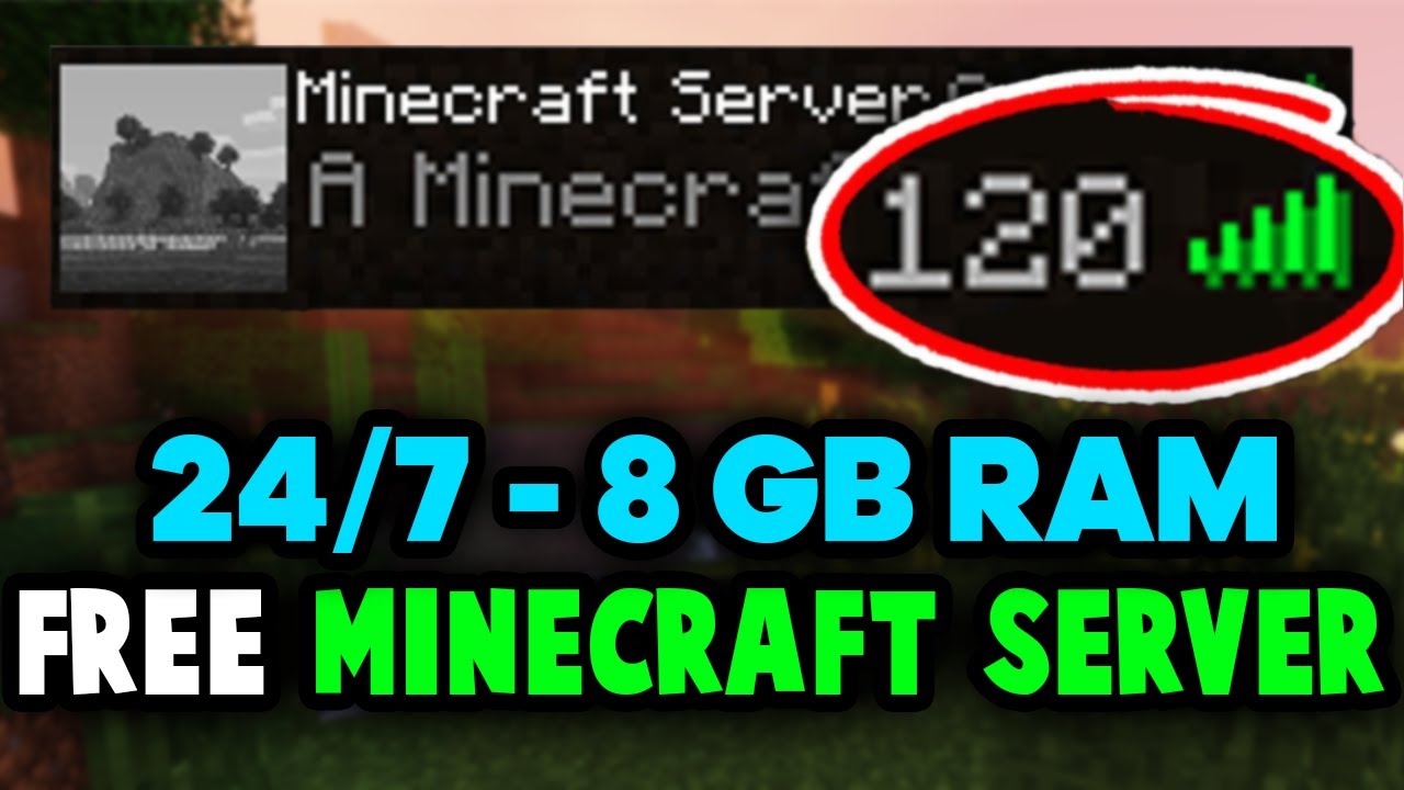 MineCraft 1.20.2 ! Server Hosting - 20 Players 8GB RAM!, 1 Year / 365 Days