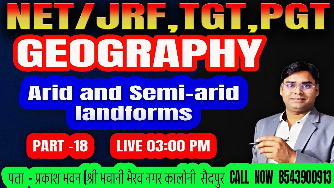 PART  - 19 || Geomorphology ( erosional landforms of wind  )