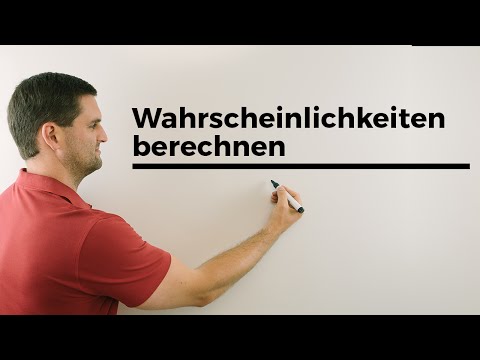 Wahrscheinlichkeiten berechnen: die "Ersten", nur die "Ersten", genau 2..., Mathe by Daniel Jung