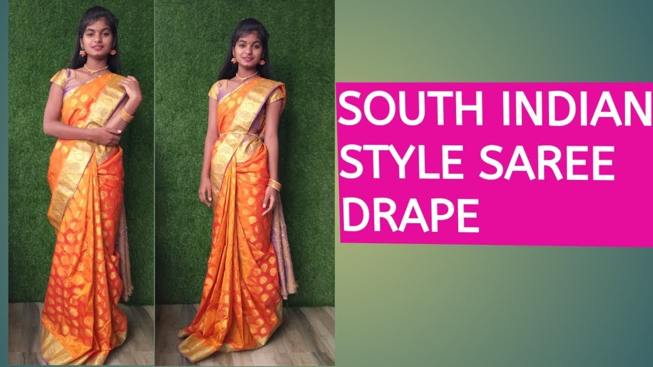 indian saree dressing