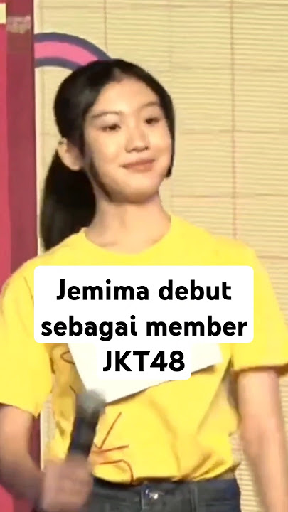 Jemima JKT48 gen 13 perkenalan pertama kali di teater #jemimajkt48