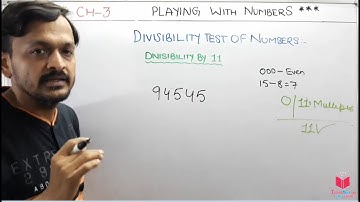 3) Divisibility Test Of Numbers Class 6 Maths Chapter 3 Playing With Numbers | Apni ClassRoom