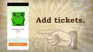 How to use raffle tickets for MORE chances to win!