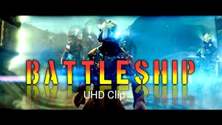 "battleship" alien spaceship smartly destroyed by lieutenant Alex hopper