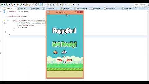 2D Game  Flappy Bird   With Java +[Source Code] in Bio