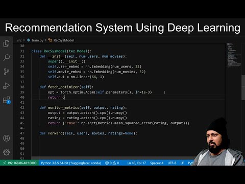 Building a recommendation system using deep learning