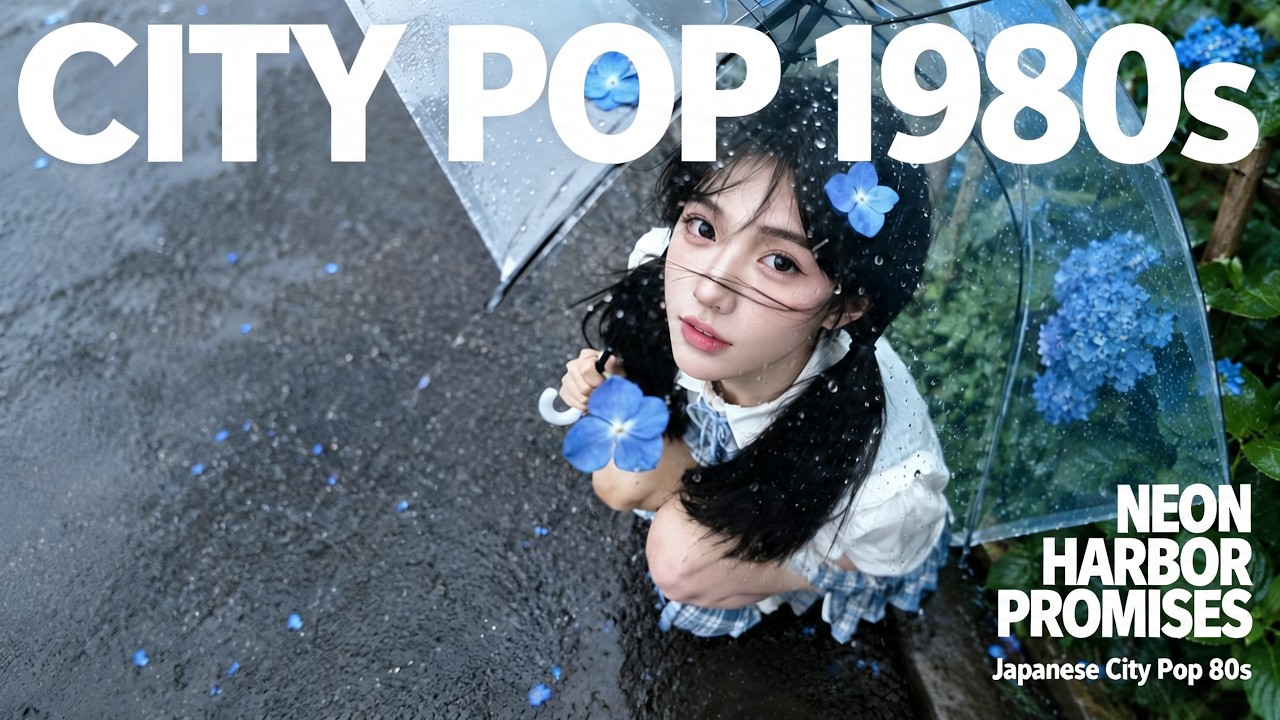 Japanese City Pop 80s – Neon Harbor Promises 🌊 | Midnight Café
