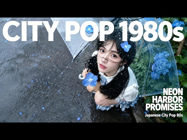 Japanese City Pop 80s – Neon Harbor Promises 🌊 | Midnight Café