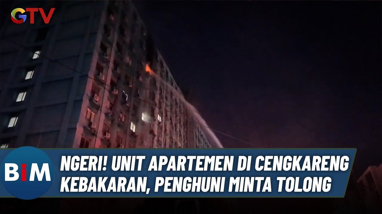 Apartemen di Cengkareng Terbakar, Penghuni Teriak Minta Tolong | BIM (20/08)