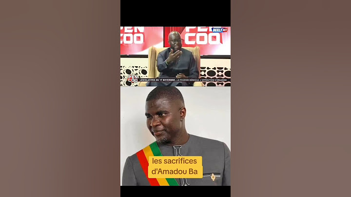 Les révélations inattendues de El Malick Ndiaye Amadou ba était transporté a bord d'une ambulance