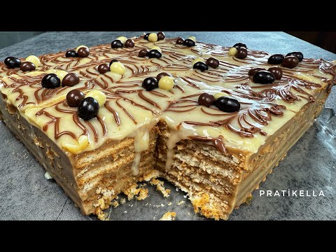 BU PASTAYI HERKES SORACAK❗️BİSKÜVİLİ FIRINSIZ LATTE PASTA😋 YAŞ PASTAYI ARATMAYAN LEZZET👍