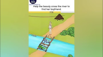 Brain Out 3-Puzzle Games Level 7 |Help The Beauty Cross The River..| Walkthrough Solutions