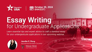 Essay Writing for Undergraduate Applications screenshot 3