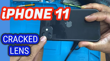 iPhone 11  Cracked Camera Lens Replacement