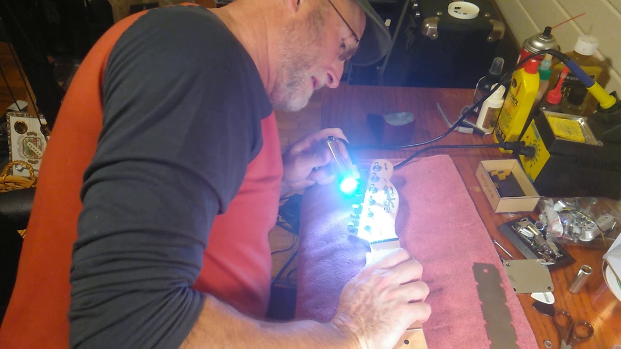 Squier Affinity Telecaster setup part 1 YouTube