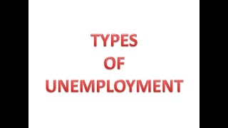 TYPES OF UNEMPLOYMENT ( HINDI )