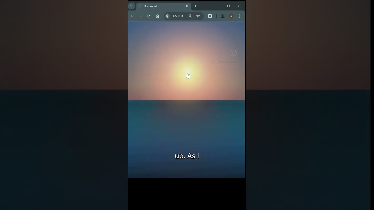 CSS  Project Sunrise & Sunset 🔥 