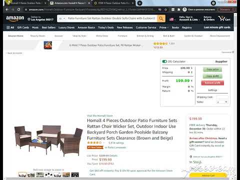 DS Calculator - Ebay / Amazon fee calculator video preview 2