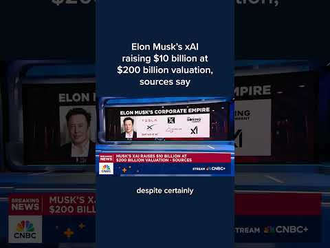 Elon Musk's xAI raising $10 billion at $200 billion valuation, sources say Episode cover