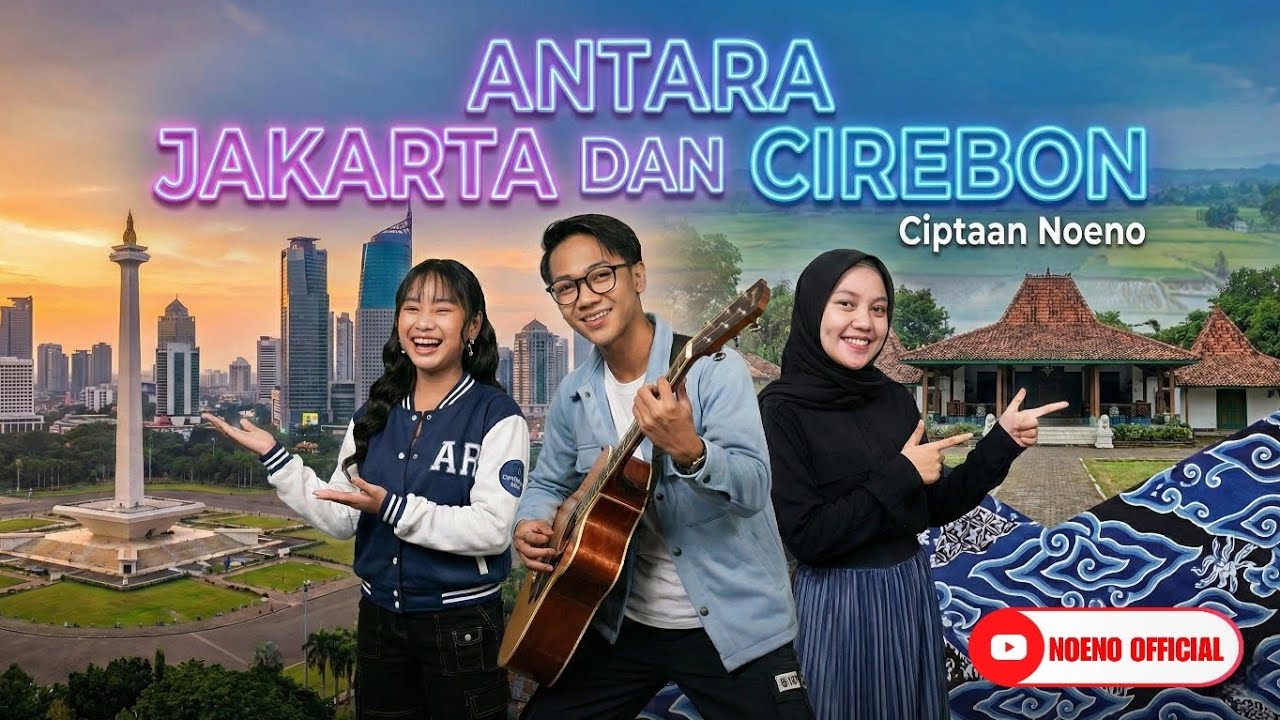 Antara Jakarta Dan Cirebon (Ciptaan.Noeno) Official music video 