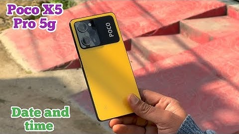 How To Set Date And Time In Poco X5 Pro 5G, Set Date And Time In Poco X5 Pro 5G
