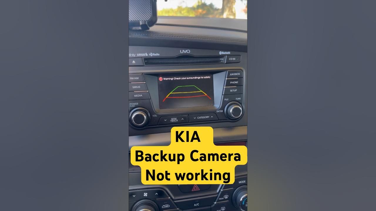 Kia Optima backup camera not working fix. #shorts #kia #reversecamera #