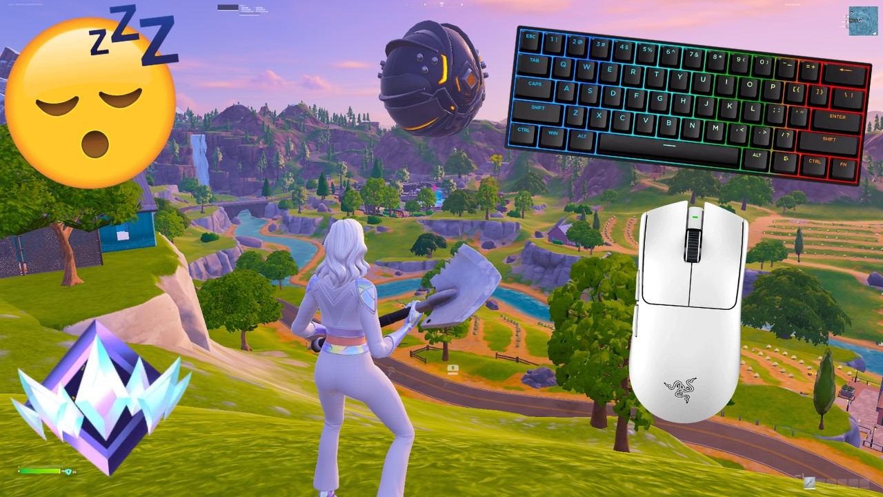 ASMR Ranked In Fortnite 😴 Wooting 80HE Satisfying🏆