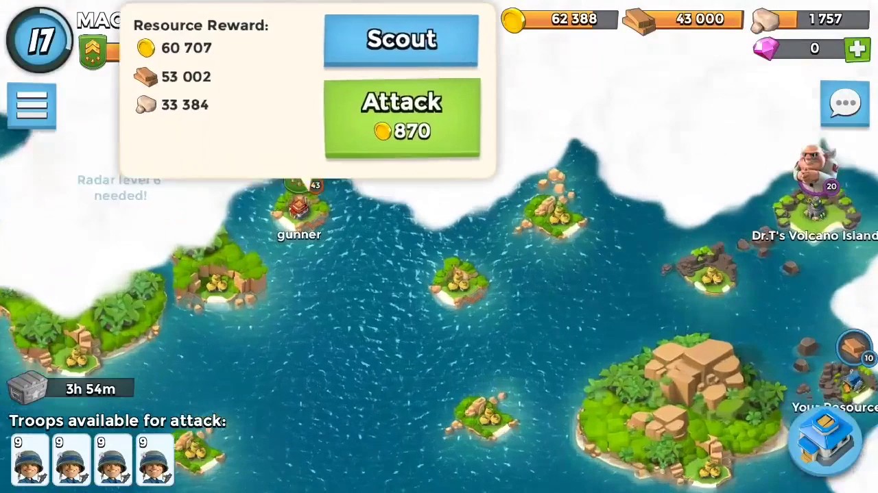 ALL RIFLEMAN CHALLENGE!!! LOW LEVEL RIFLEMAN VS A LVL 40+ BASE||BOOM BEACH GAMEPLAY EP.2