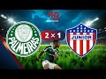 GOL DO PALMEIRAS! GOL DE ALLAN! Palmeiras 2 X 1 Junior Barranquilla