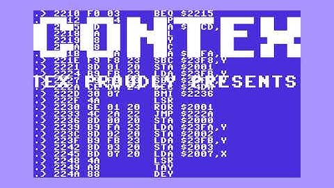 Contex (CTX) Intro 16 ! Commodore 64 (C64)