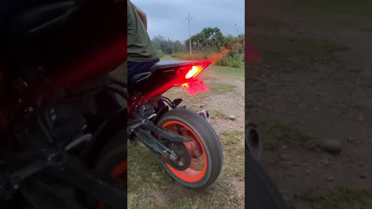 Ktm duke 250 tyre burnout 