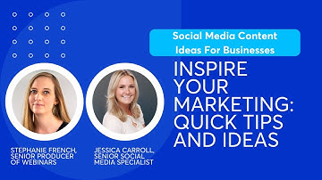 Social Media Marketing Content Ideas for Businesses | Constant Contact