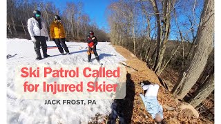 Ski Patrol Called for Injured Skier// Head Injury // Wear A Helmet!