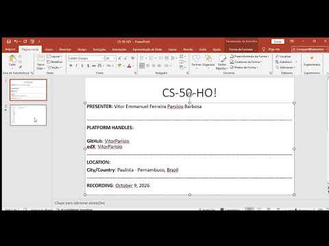 CS 50 HO! (Final Project - CS50’s Introduction to Programming with Python)