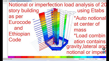 Complete Structural Design of 20 story building using ETABS in Eurocode and Ethiopian code (part 23)